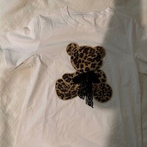 Women leopard bear top